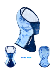 Fujin Pro Angler Sungaiter Boyunluk Blue Fish