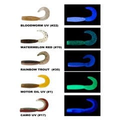 DAIWA BAIT JUNKIE 6.35CM GRUB, (8 ADET)