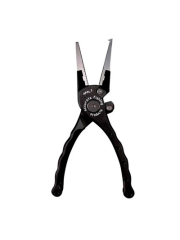 Accurate Piranha Extra Lite Plier Split Tip 7'' Blk