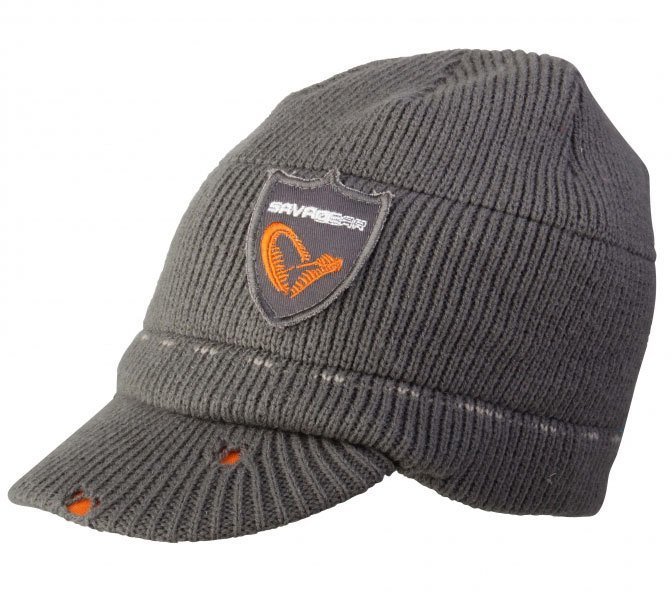 Savage gear Logo Knit Beanie One Size Grey