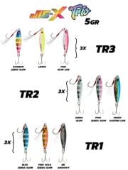 Fujin Jig-X Trio 3lü Micro Jig 5gr