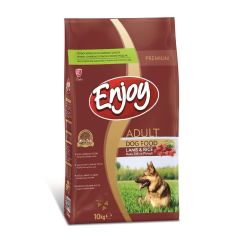 Enjoy Kuzu Etli Pirinçli Yetişkin Köpek Maması 10kg