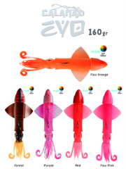 Fujin Calamax EVO 160gr Combo Squid Silikon Yem