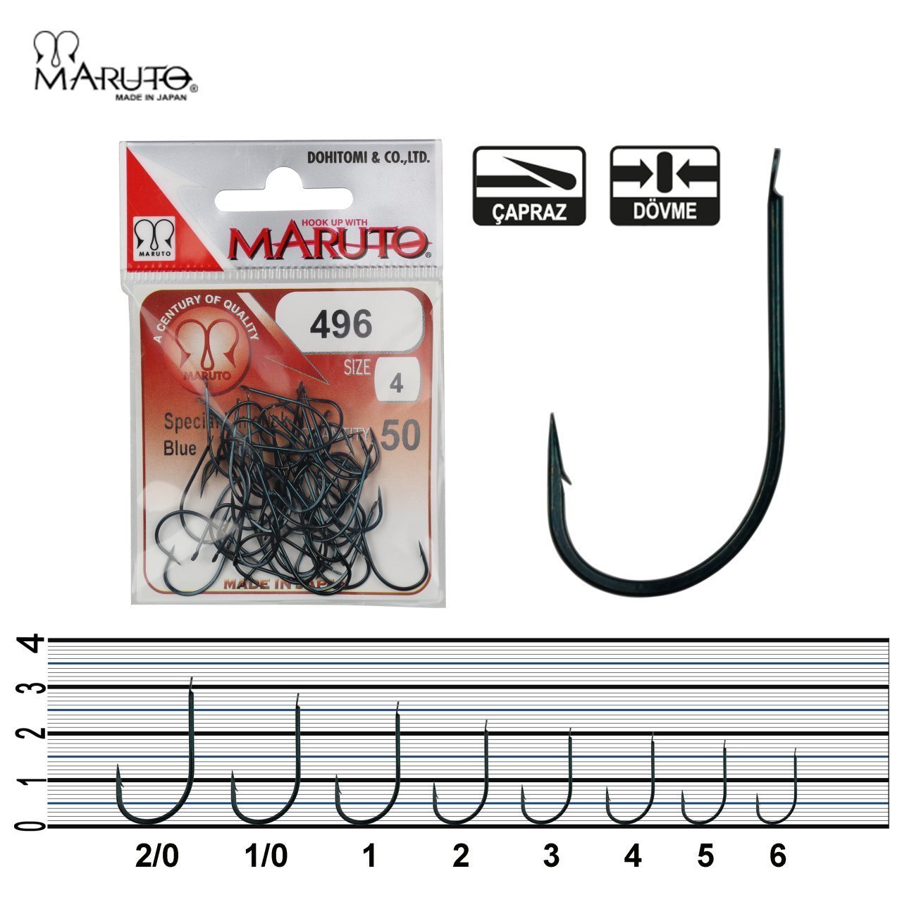 Maruto 496 Mavi Olta İğnesi