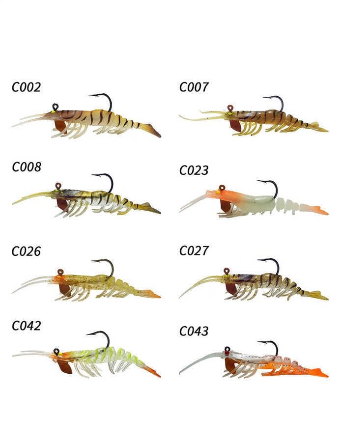 Osaka Caridina Shrimp 7.62cm 6.5gr TPE Yumuşak Silikon Karides