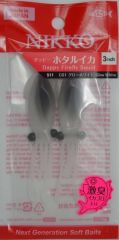 NIKKO DAPPY FIREFLY SQUID 3'' GLOW WHITE SİLİKON YEM