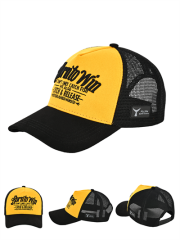 Fujin BTW Trucker Şapka Black Yellow