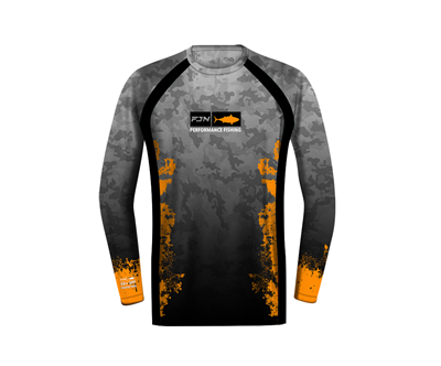Fujin Performance T-Shirt Camo Orange