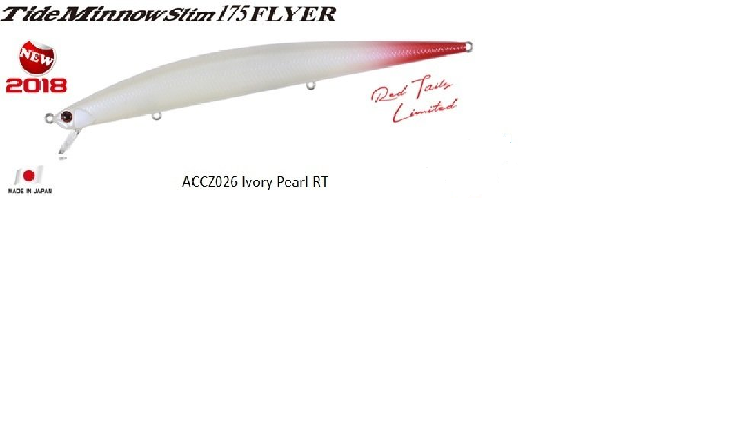Tide Minnow Slim Flyer 175 ACCZ126 / Ivory Pearl RT