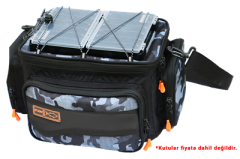 Fujin Black Camo Helper Bag - Balıkçı Çantası