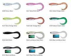 Flash J Curly 2'' Silikon Balık