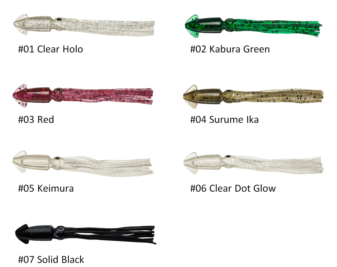 Flash J Squid 3.5'' silikon balık