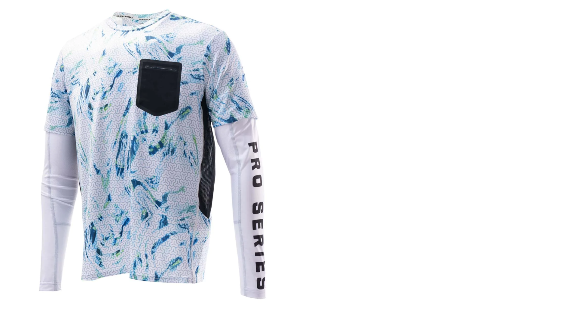 Ahoy Long And Short Sleeve Together Fishing Shirt - Trophy - Blue
