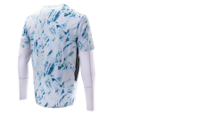 Ahoy Long And Short Sleeve Together Fishing Shirt - Trophy - Blue