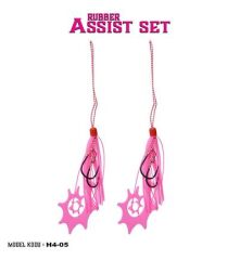 Fujin Rubber Hazır Skirt + Assist Set Pink H4-05