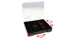 Fujin Tackle Box 125DS Çift Taraflı Slim Maket Balık Kutusu