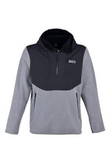 Fujin SeaGame Technical Polar Hoodie Black Grey