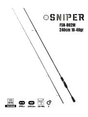 Fujin Sniper 240cm 10-40gr Spin Kamış