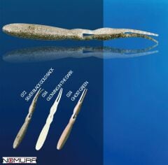 Nomura Double Taıl Worm 14cm 11.5g 6 Adet Sahte Balık