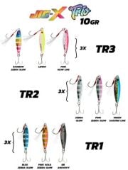 Fujin Jig-X Trio 3lü Micro Jig 10gr