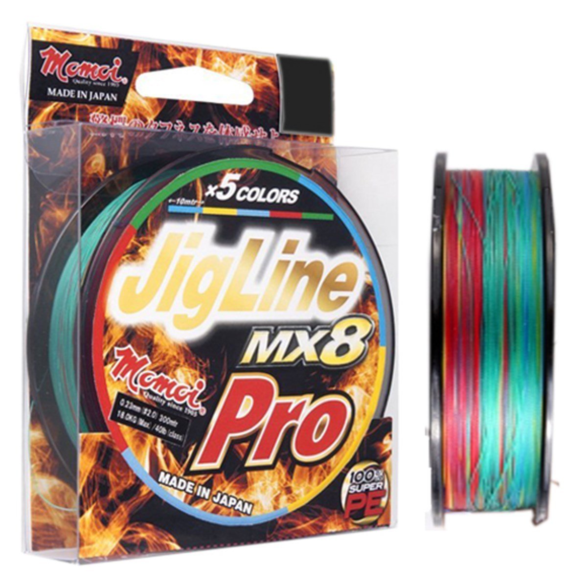 MOMOI JIGLINE MX8 PRO 0,14mm (18lb/8,1kg) 300mt MC